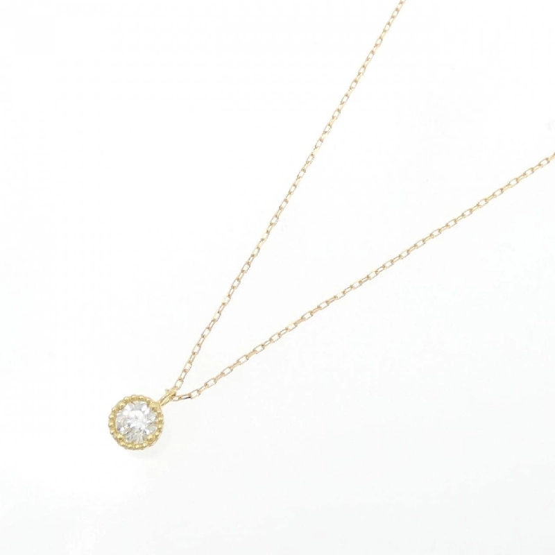 K18YG Solitaire Dây chuyền kim cương 0.31CT - Hàng hiệu Chính hãng 848319