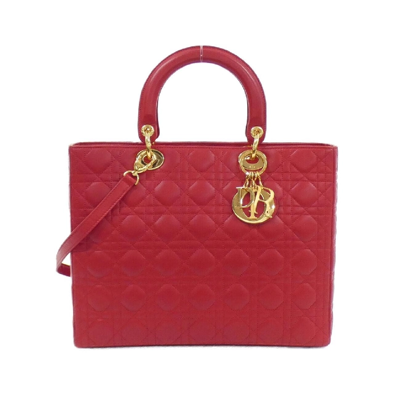 【Vintage】Christian Dior Lady Dior Large CAL44560 Bag 618421