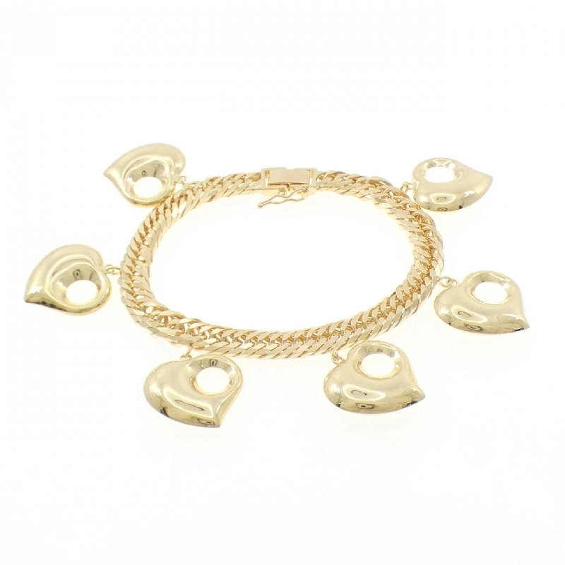 K18YG Vòng tay hình trái tim - Hàng hiệu Chính hãng 878102