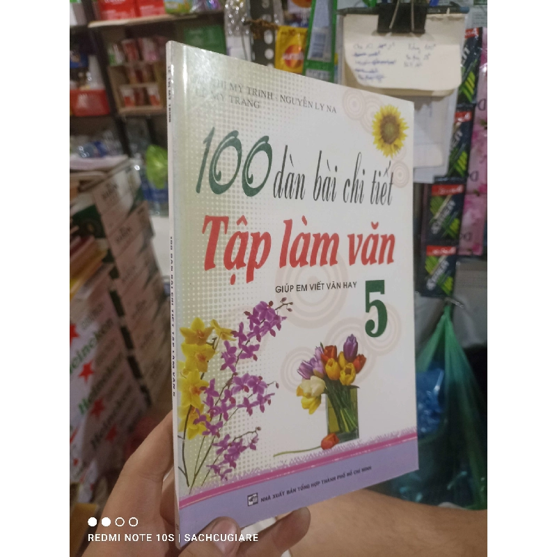 (Sách cũ SCGR) 100 dàn bài chi tiết tập làm văn 5 - Ly Na 2014 mới 80% ố Giáo khoa HCM2702 Blogmeo090426 1017481