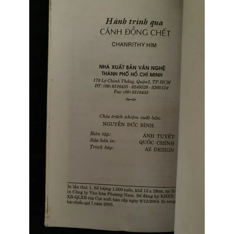 Hành trình qua cánh đồng chết- Năm xb: 2005  (dịp Tết Ất Dậu) 1003385