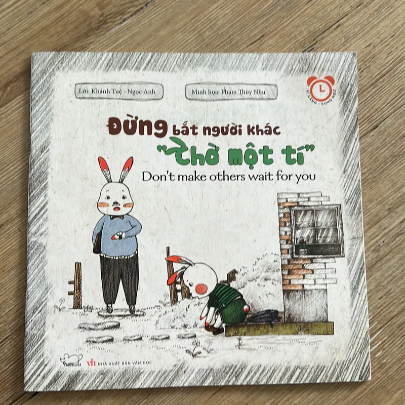 Sách song ngữ cho bé-  Đừng bắt người khác chờ một tí 639817