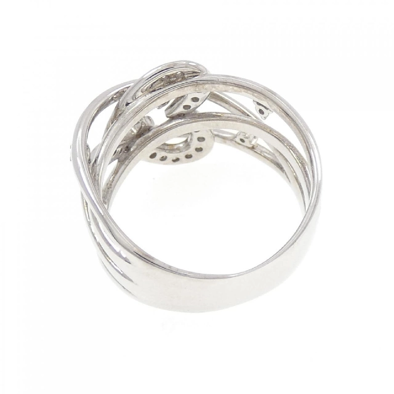 Nhẫn kim cương hình trái tim K18WG 0.30CT 671161