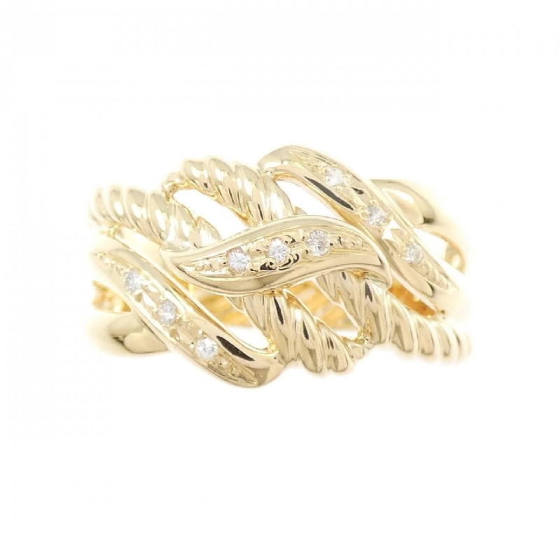 Nhẫn kim cương K18YG 0.09CT - Hàng hiệu Authentic 847557