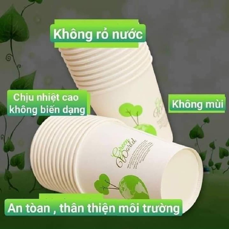 🌳🌳🌳🌳SET 50 CỐC GIẤY CHỊU NHIỆT 22629