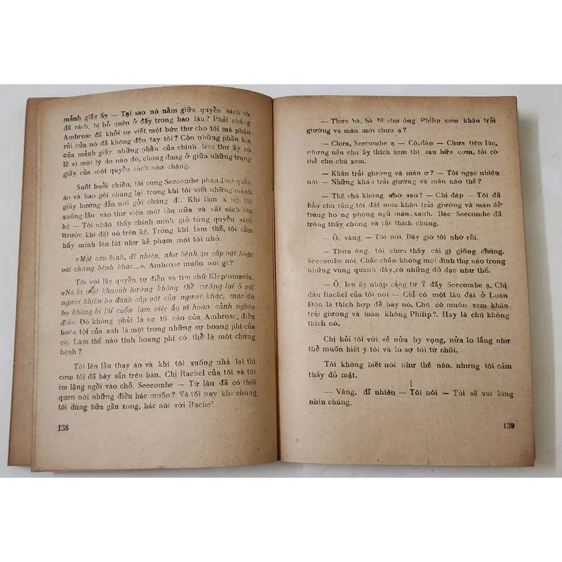 Tiểu thuyết CHỊ HỌ RACHEL CỦA TÔI - Daphne Du Maurier (in 1989) 714604