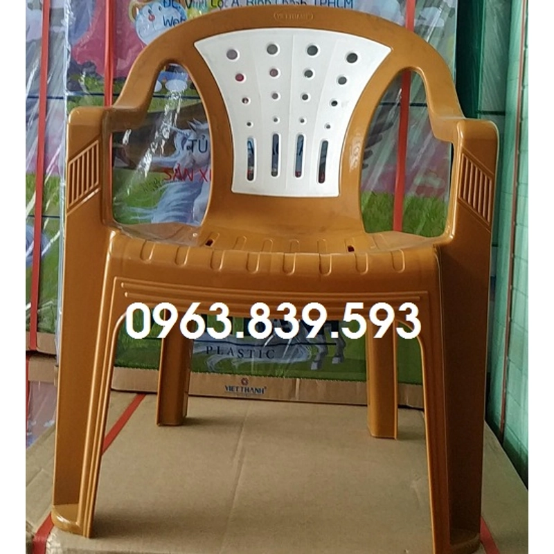 Ghế nhựa bành 2 màu ngồi thư giãn, sử dụng quán ăn - quán nhậu 545170