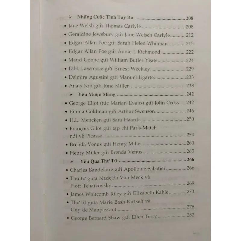 THƯ TÌNH CỦA CÁC VĂN NHÂN • Hemingway, Franz Kapka, Dostoyevsky, Van Gogh...v.v 763788