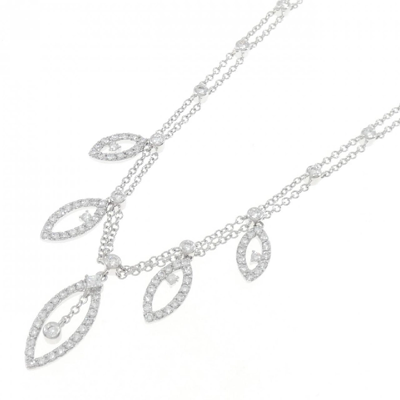 K18WG Dây chuyền kim cương 1.69CT - Hàng hiệu Chính hãng 861862