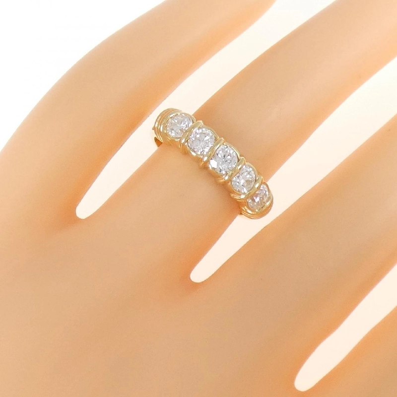 Nhẫn kim cương K18YG 1.00CT 671372