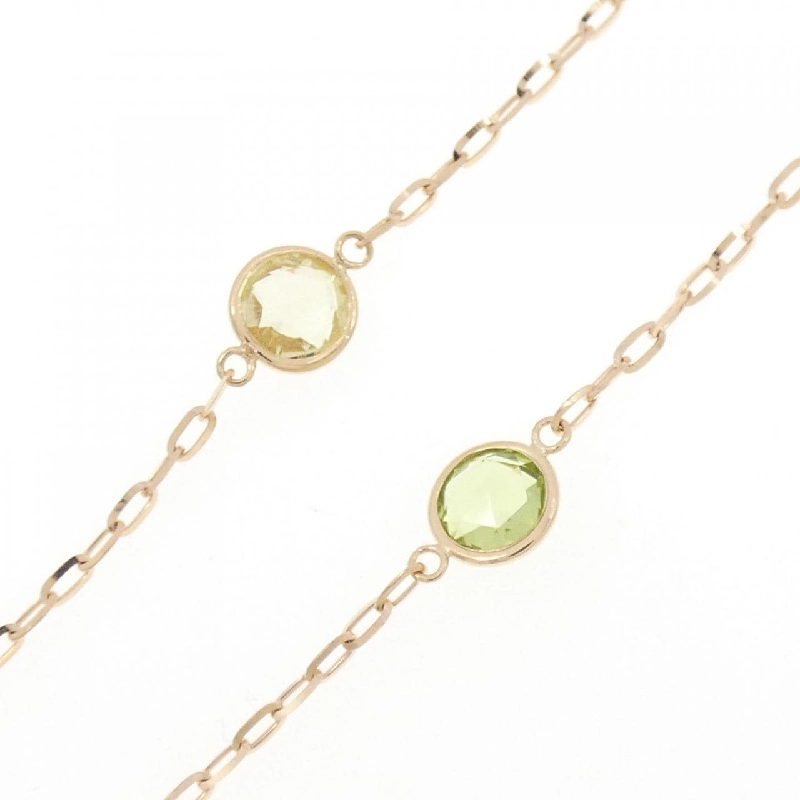 K18PG Đá màu Dây chuyền - Hàng hiệu Chính hãng 855877