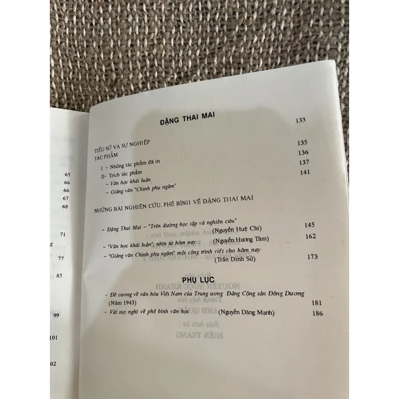 Hải Triều,  Vũ Ngọc Phan, hoài Thanh, Đặng Thanh mai  1026250