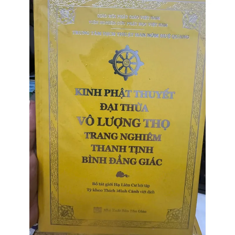 SÁCH KINH VÔ LƯỢNG THỌ - THÍCH MINH CẢNH DỊCH BÌA CỨNG 150 1040287