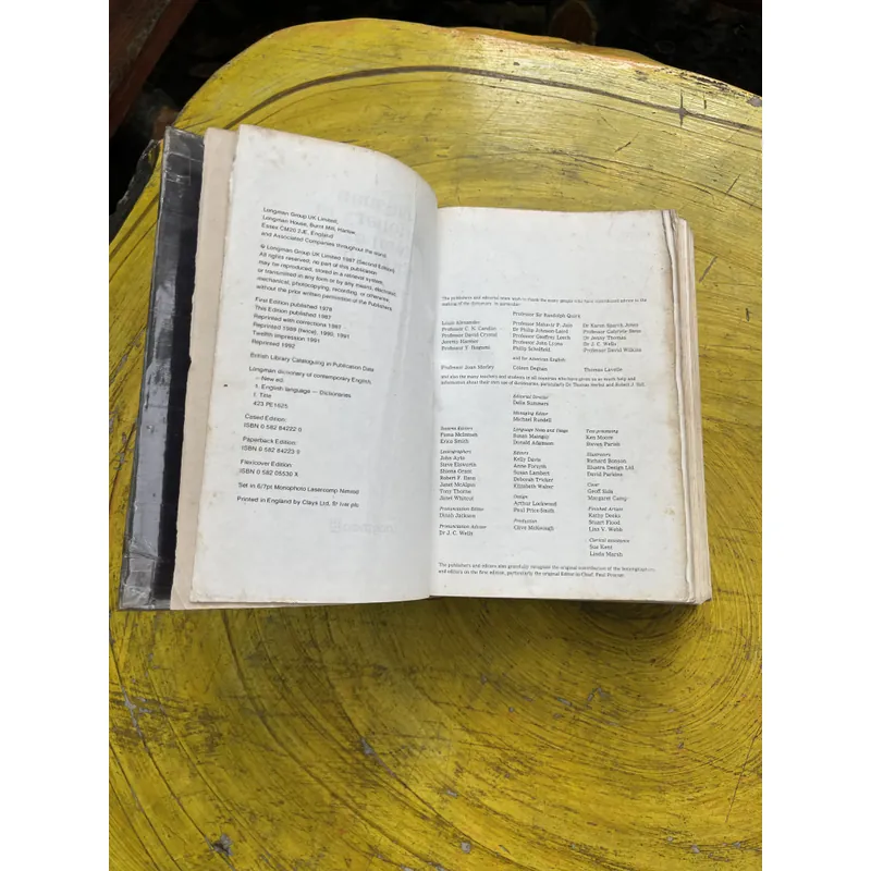 LONGMAN DICTIONARY OF CONTEMPORARY ENGLISH NEW EDITION 1992 603700