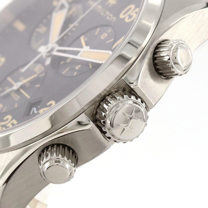 Đồng hồ Hamilton Khaki Aviation Pilot Chrono H767220/H76722131 SS Quartz - Hàng hiệu Chính hãng 883432