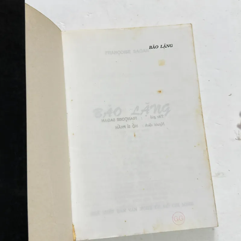 Bão lặng – Françoise Sagan 598439