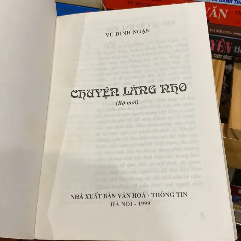 CHUYỆN LÀNG NHO (XB 1999) 757326