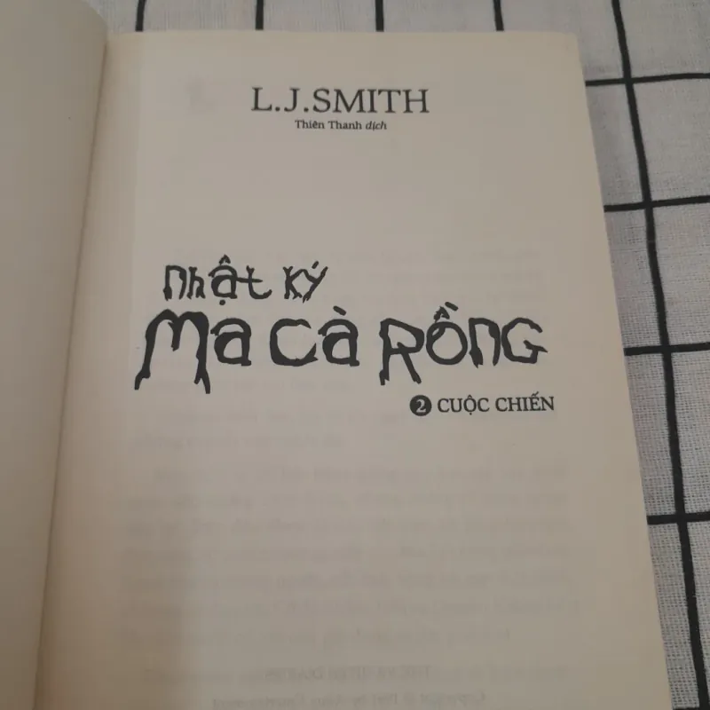 Nhật ký MA CÀ RỒNG. tập 2 Cuộc Chiến. Tg. L.J.SMITH 792190