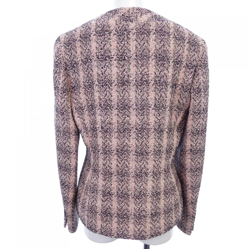 【Mã giảm giá】【Cổ điển】Áo khoác không cổ CHANEL 642365