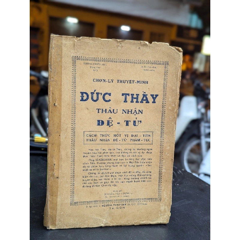 Chơn lý thuyết minh đức thầy thâu nhận đệ tử 359049