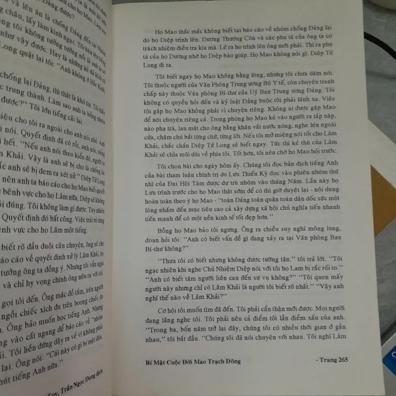 BÍ MẬT CUỘC ĐỜI MAO TRẠCH ĐÔNG - LÝ PHỤC HUY, TRẦN NGỌC DUNG DỊCH 726938