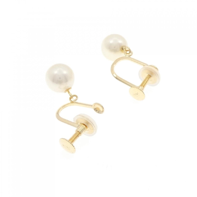 K18YG Bông tai ngọc trai Akoya 7.0mm - Hàng hiệu Chính hãng 869785