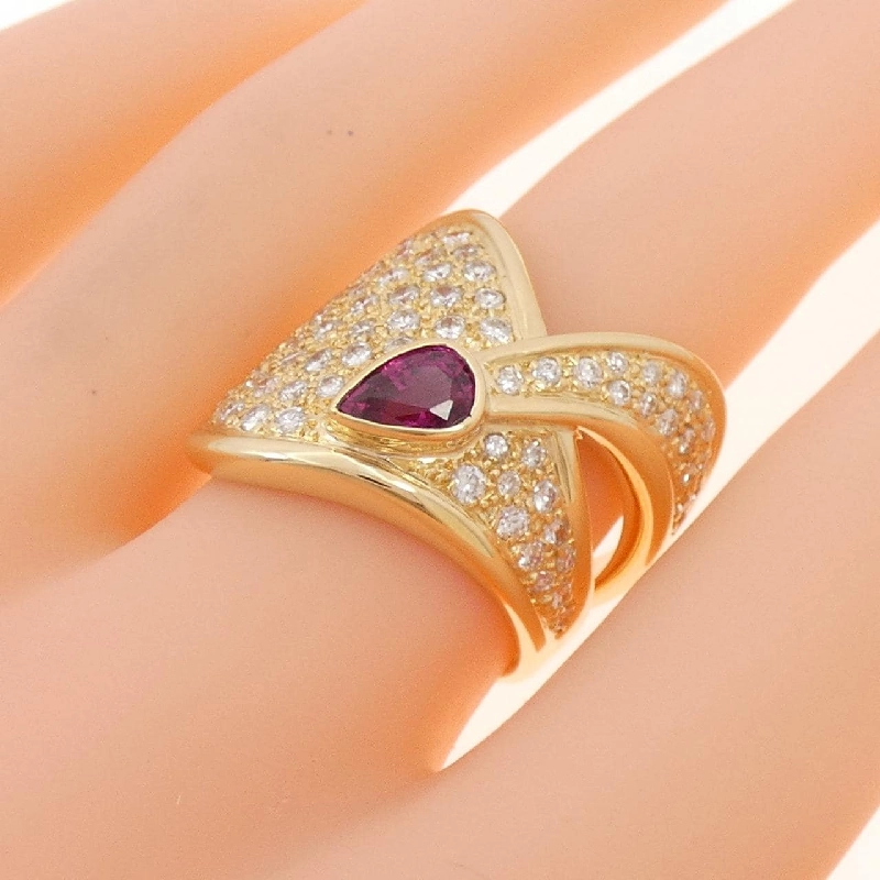 Nhẫn Ruby K18YG 0.82CT 665493
