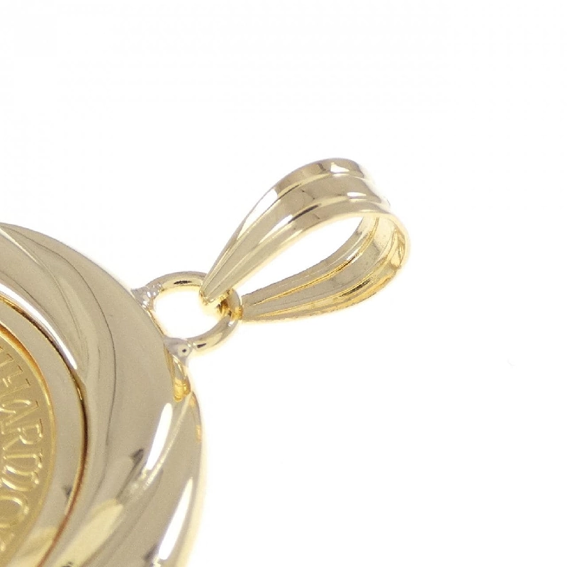 K18YG(枠) Đồng xu Mặt dây chuyền - Hàng hiệu Authentic 864978