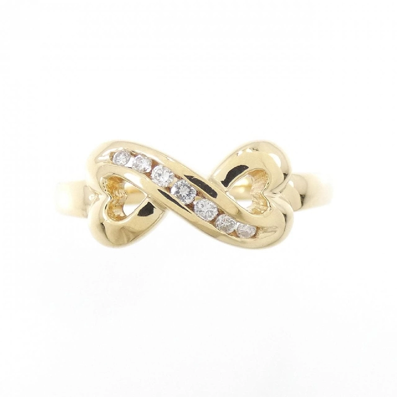 Nhẫn kim cương K18YG 0.03CT 671461