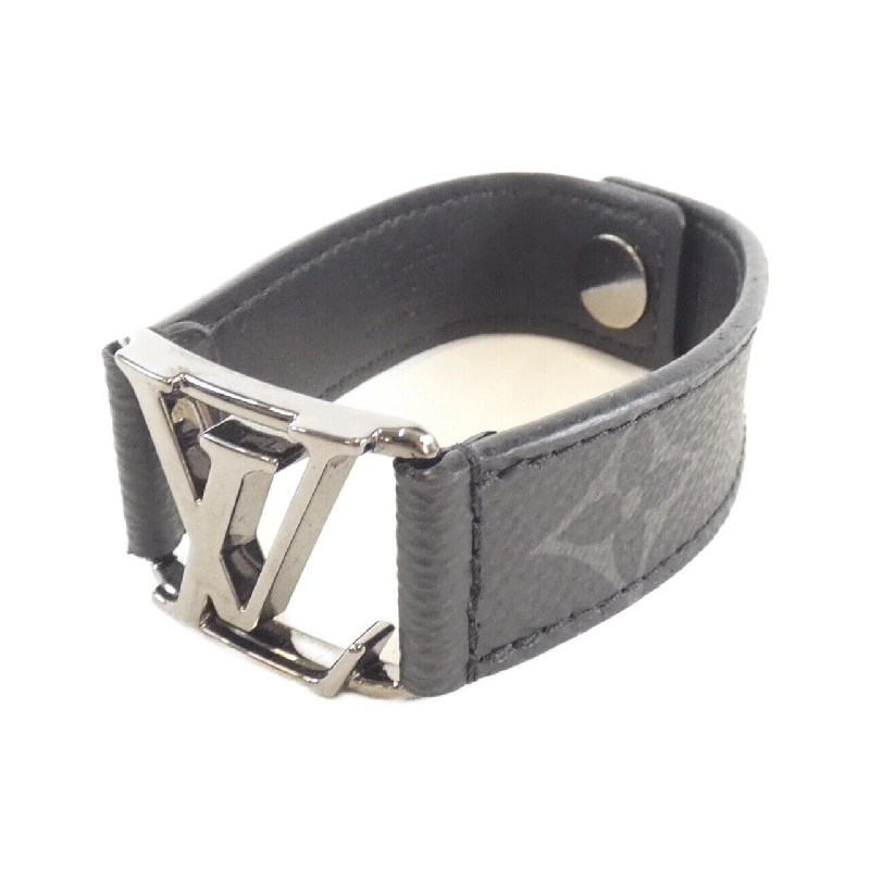 Vòng tay Louis Vuitton Monogram Eclipse Braclet Hockenheim 21cm M6295D 624550