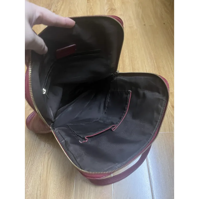 Túi tote nữ 31x35x8 da thật dập vân 2hand 996734