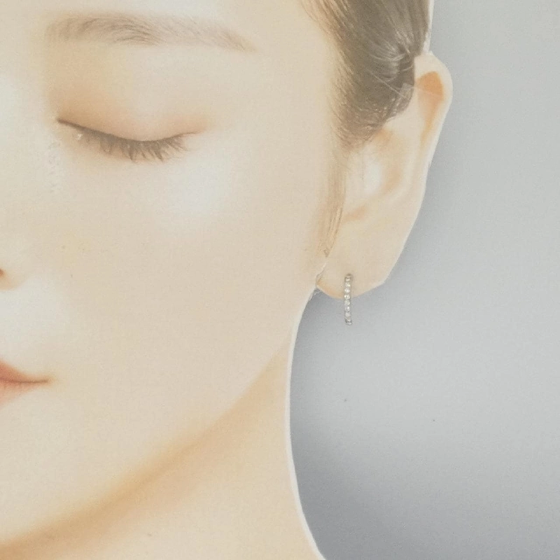 Bông tai kim cương 750WG/K18WG 0.15CT - Hàng hiệu Chính hãng 867834