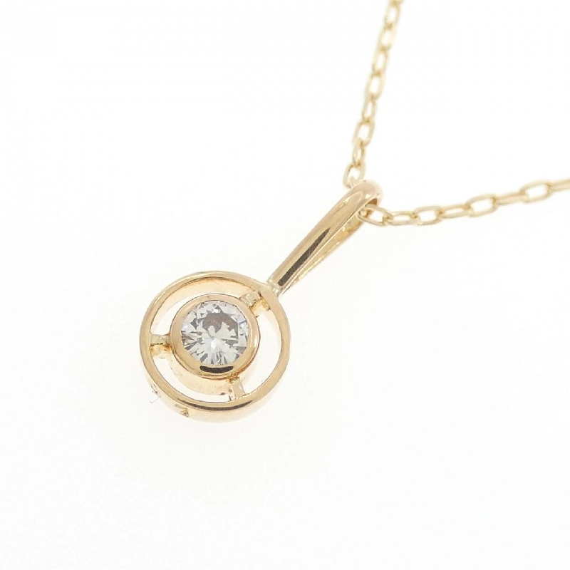 K18YG Dây chuyền kim cương 0.07CT - Hàng hiệu Chính hãng 860363