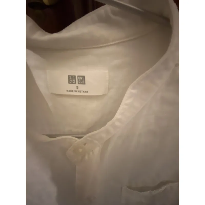 Áo cộc cổ trụ Nam Uniqlo 689480