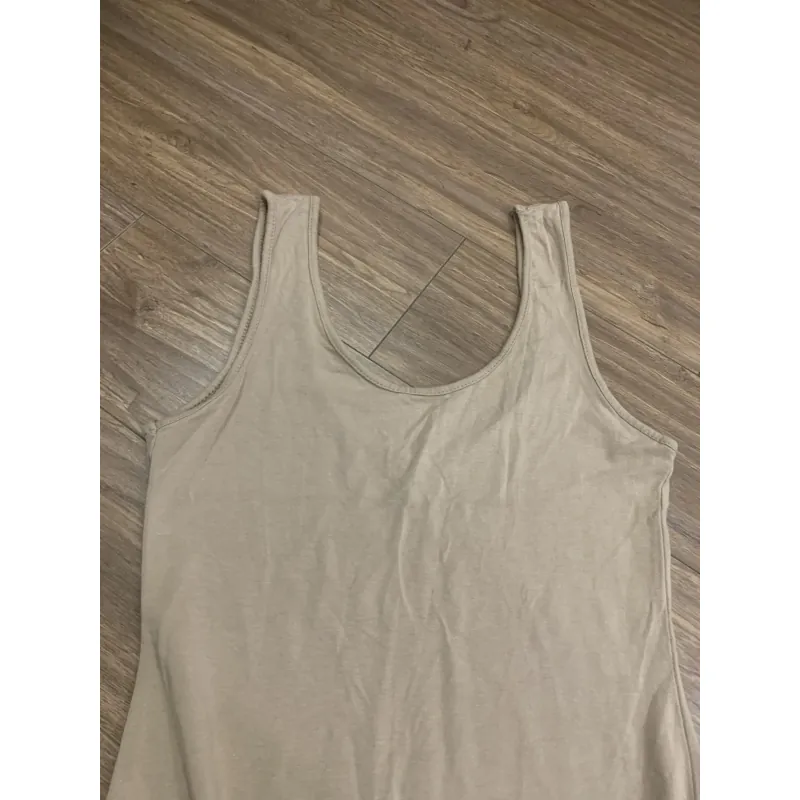 Váy thun ôm màu be size S 934628