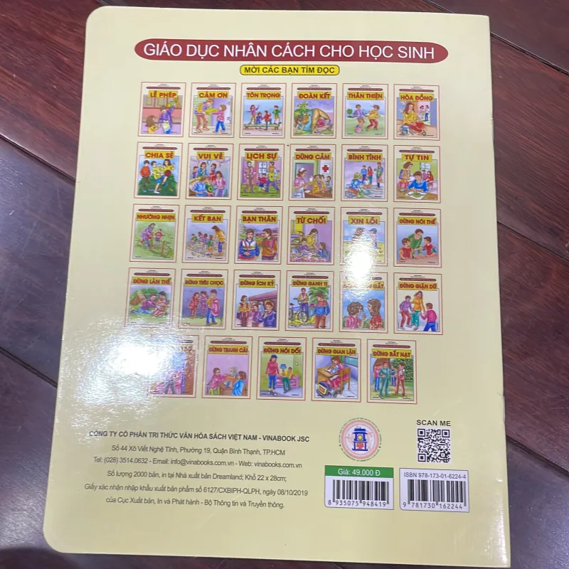 Giáo dục nhân cách cho học sinh : ĐỪNG NÓI DỐI - in cán bóng - trọn bộ có 29 quyển 1026631