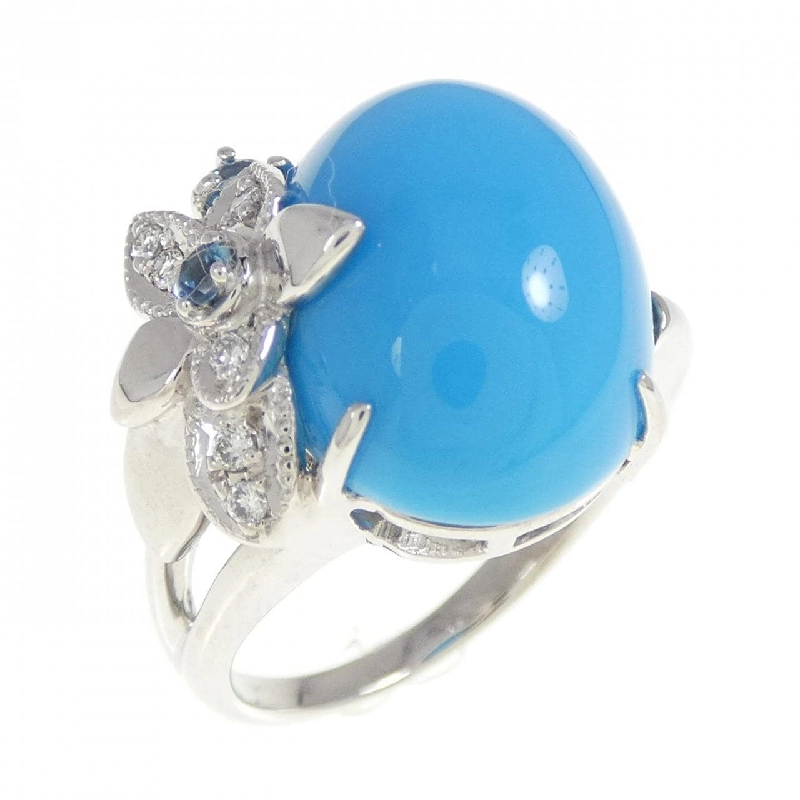Nhẫn Turquoise K18WG 8.60CT 670039
