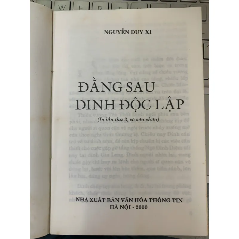 ĐẮNG SAU DINH ĐỘC LẬP - NGUYỄN DUY XI 787182