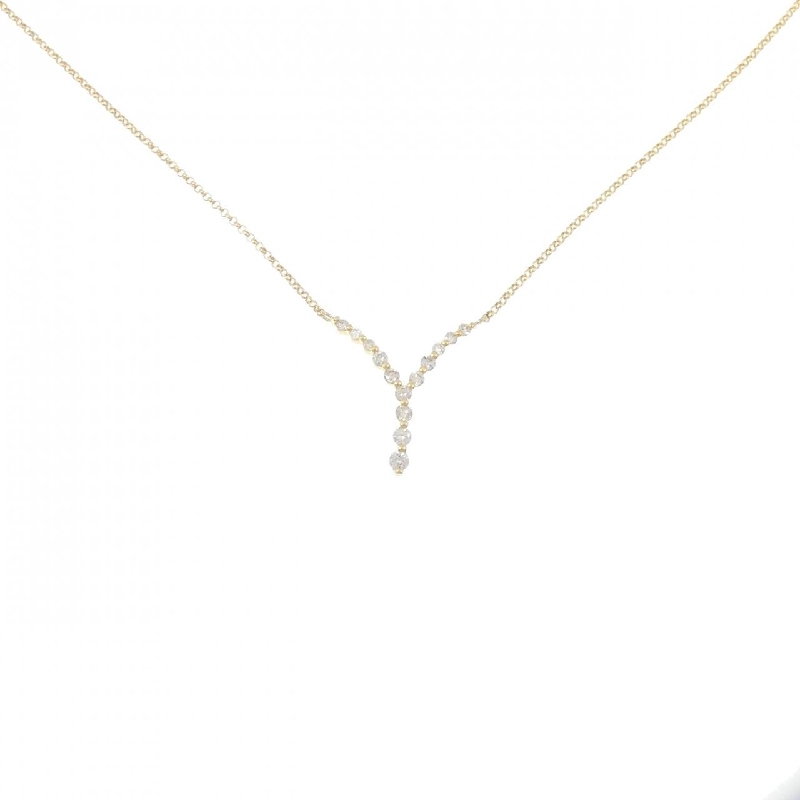 K18YG Dây chuyền kim cương 0.50CT - Hàng hiệu Authentic 862067