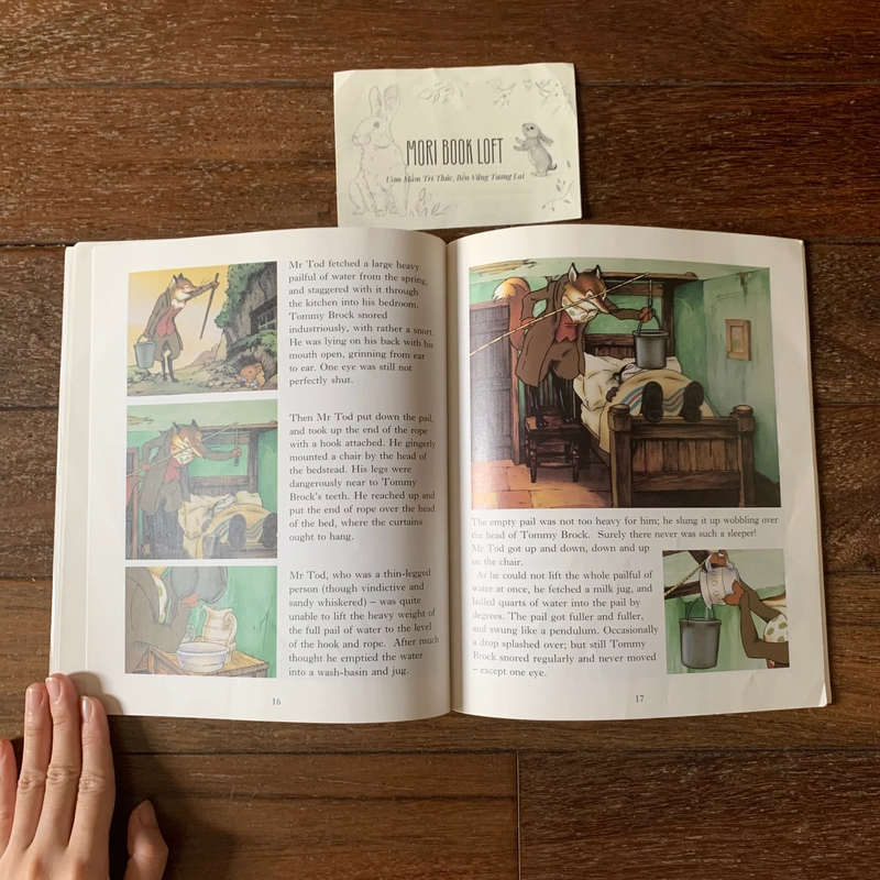 Sách ngoại văn The Tale of Mr. Tod: Animation Storybook - Minh họa cổ điển, Used 491519