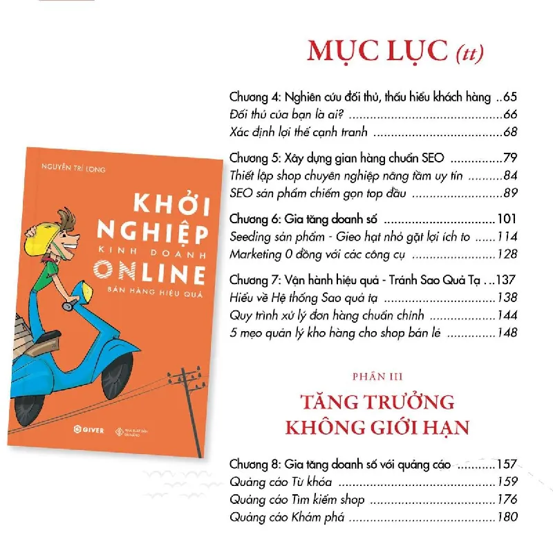 Khởi Nghiệp Kinh Doanh Online - Bán Hàng Hiệu Quả Trên Shopee - NGUYỄN TRÍ LONG & TRẦN THANH PHONG - GIVER BOOKS - MARKETING KINH DOANH 595450