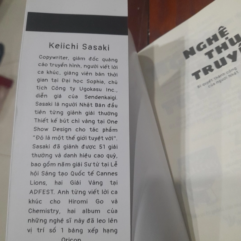 Keiichi Sasaki - NGHỆ THUẬT TRUYỀN ĐẠT, bí quyết thành công người Nhật 357189