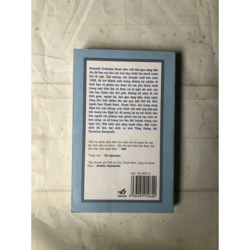 Sách cũ Gió Qua Rặng Liễu - Kenneth Grahame 800737