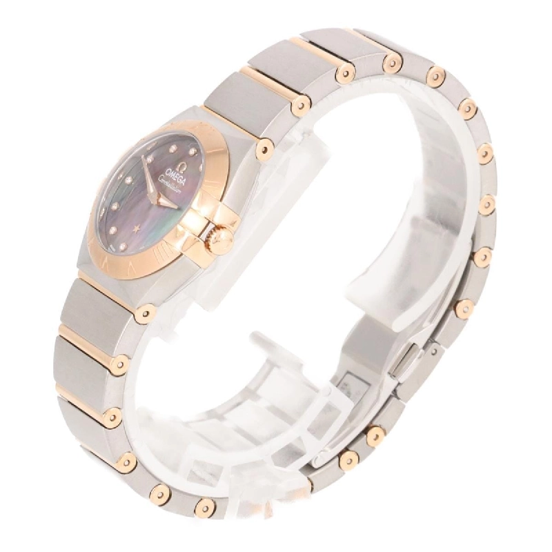 Đồng hồ Omega Constellation Brush RG Combi - 12P SSxPG Quartz - Hàng hiệu Authentic 875004