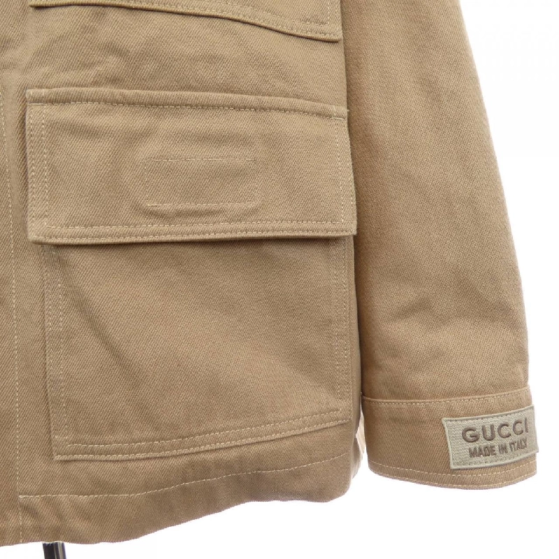 Gucci GUCCI GG Pattern 766128 XDCS7 Áo khoác denim - Hàng hiệu chính hãng 890957