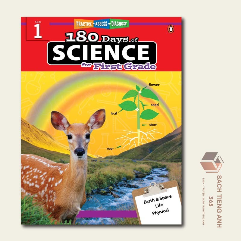 Sách Tiếng Anh - 180 Days of Science – Full 7 cuốn -  mới 56825