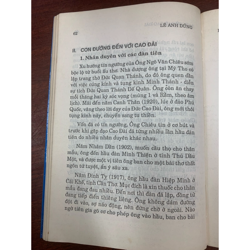 Lịch sử đạo Cao Đài thời kỳ tiềm ẩn 1920 - 1926 291647