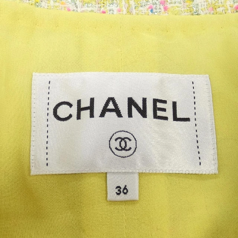 Áo khoác không cổ CHANEL 632721