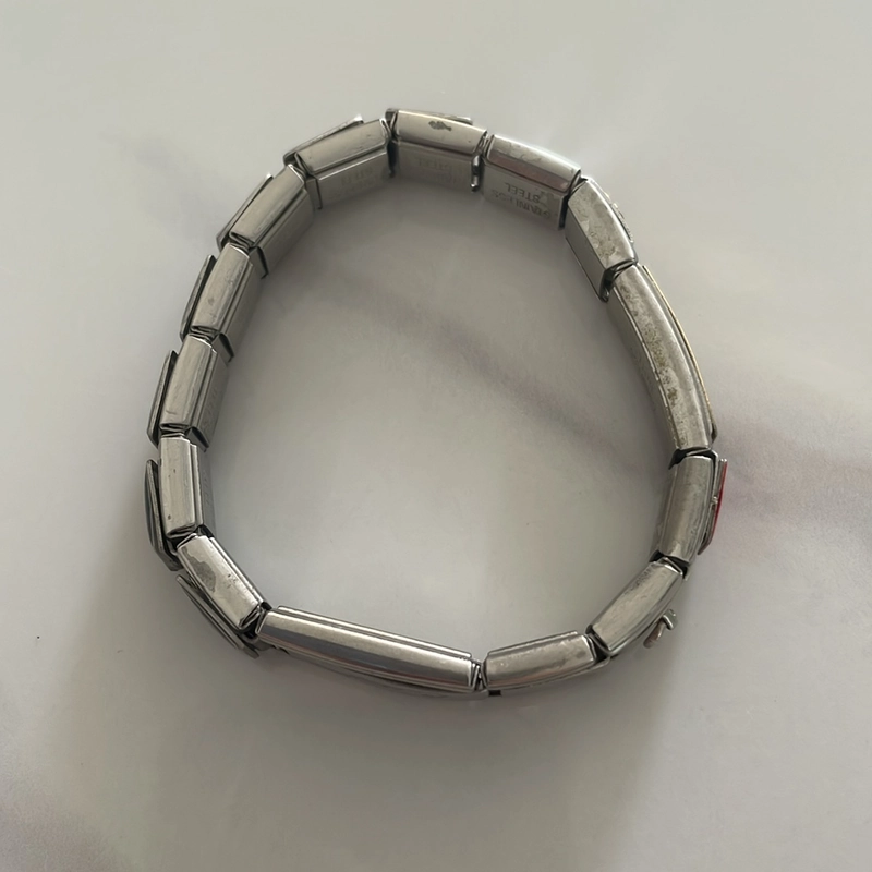 Vòng charm Italian bracelet tặng thêm charm trơn tăng size vòng thoải mái 509814