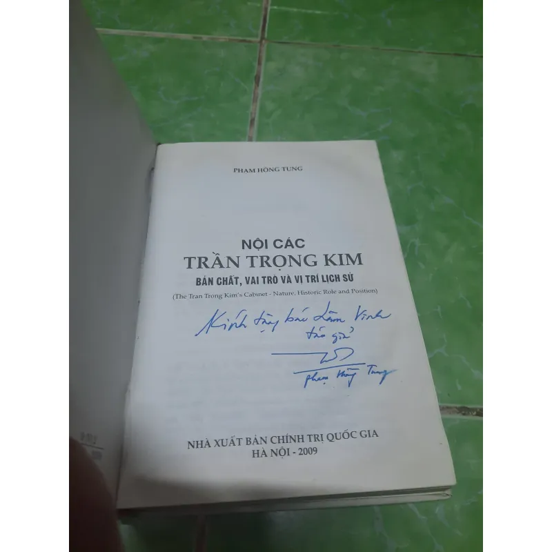 Nội các Trần Trọng Kim Bản Chất, Vai trò và vị trí lịch sử - Phạm Hồng Tung (Bìa cứng) 563433